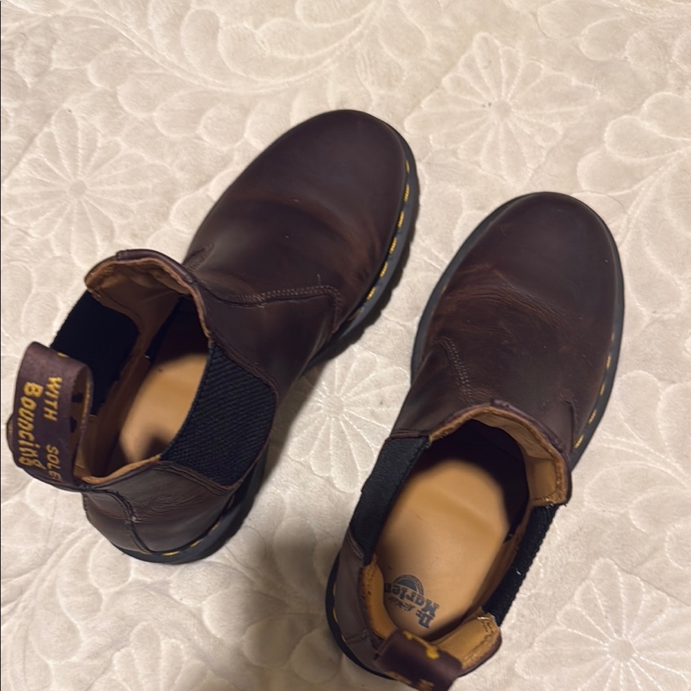 Dr. Martens Bex Brown Leather Boots